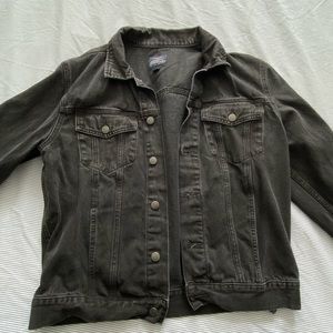Black Mens J Crew Jean Jacket Size M